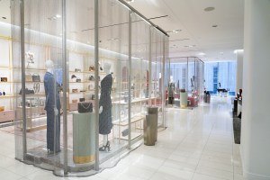 The Fendi shop, behind the chainmail at Nordstrom 57th Street.