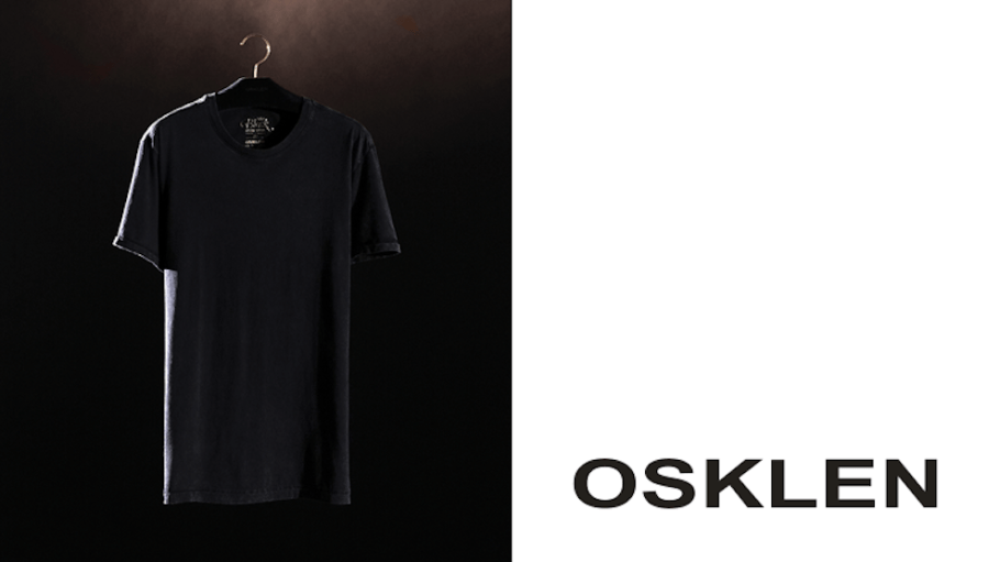 Osklen and Polygiene collaborate on a luxury t-shirt collection with odor-blocking properties