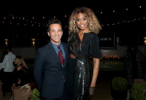 George Kotsiopoulos and Laverne Cox