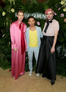 Tommy Dorfman, Prabal Gurung and Jacob Tobia
