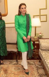 Catherine Duchess of Cambridge meeting with The President of Pakistan Dr. Arif Alvi at the Presidential Palace in Islamabad
Prince William and Catherine Duchess of Cambridge visit to Pakistan - 15 Oct 2019