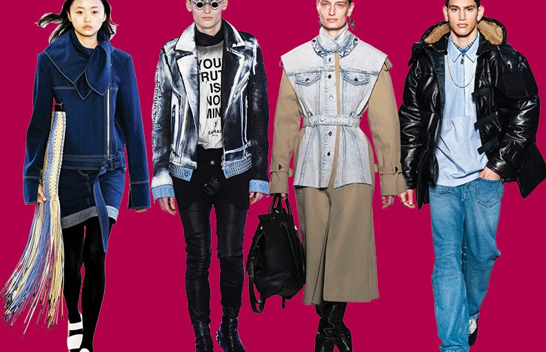 From embellishments to bursts of color, here’s a look at the top 10 denim runway trends to know for fall.