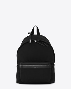 Saint LaurentÕs City-e backpack incorporates conductible yarns on the straps
