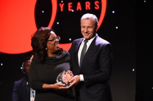 Oprah Winfrey and Robert Iger
