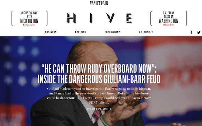 Vanity Fair The Hive