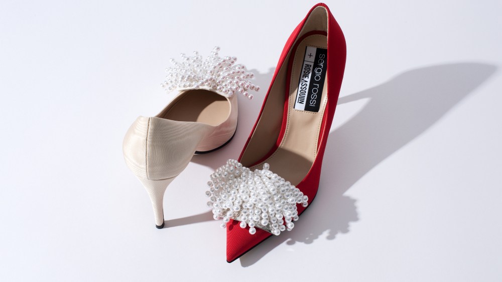 Pumps from the Sergio Rossi + Rosie Assoulin capsule collection.