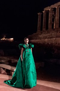 Mary Katrantzouwomenswear, summer 2020show 2Athens, Sounion, Temple of Poseidon