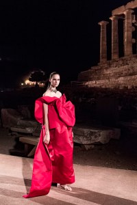Mary Katrantzouwomenswear, summer 2020show 2Athens, Sounion, Temple of Poseidon