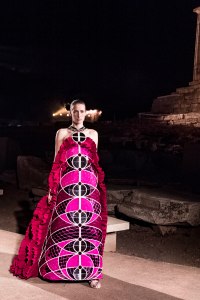 Mary Katrantzouwomenswear, summer 2020show 2Athens, Sounion, Temple of Poseidon