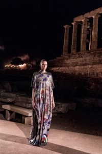 Mary Katrantzouwomenswear, summer 2020show 2Athens, Sounion, Temple of Poseidon