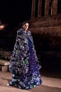 Mary Katrantzouwomenswear, summer 2020show 2Athens, Sounion, Temple of Poseidon