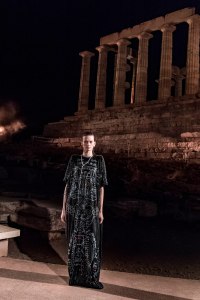 Mary Katrantzouwomenswear, summer 2020show 2Athens, Sounion, Temple of Poseidon