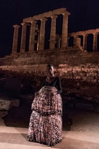 Mary Katrantzouwomenswear, summer 2020show 2Athens, Sounion, Temple of Poseidon