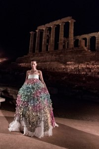 Mary Katrantzouwomenswear, summer 2020show 2Athens, Sounion, Temple of Poseidon