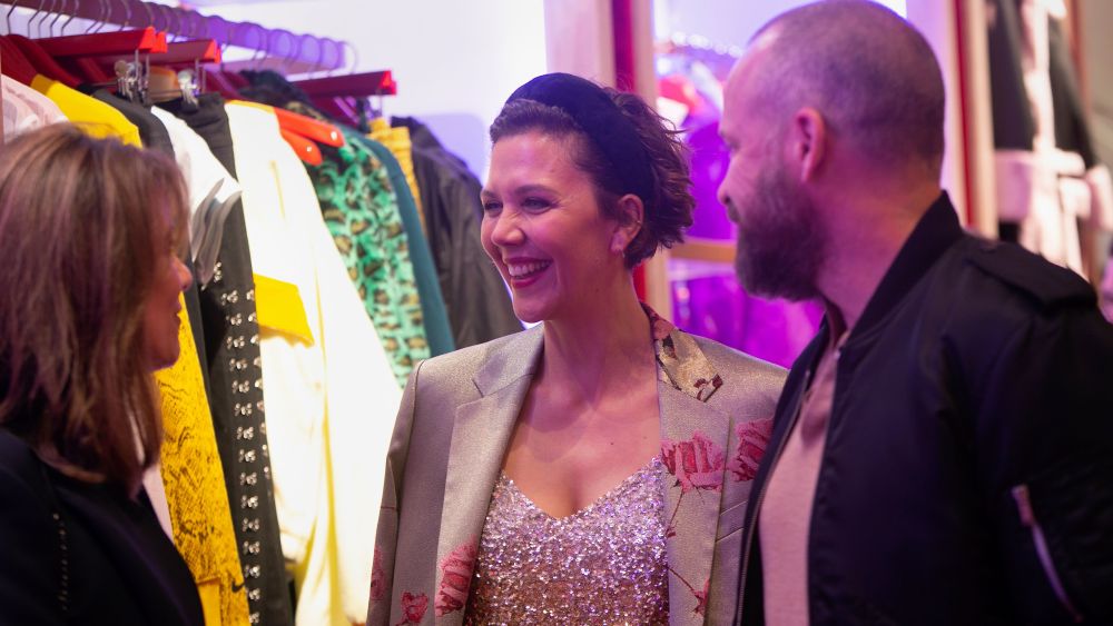 Maggie Gyllenhaal and Peter SarsgaardNordstrom NYC Flagship Store Opening Party, Inside, New York, USA - 22 Oct 2019
