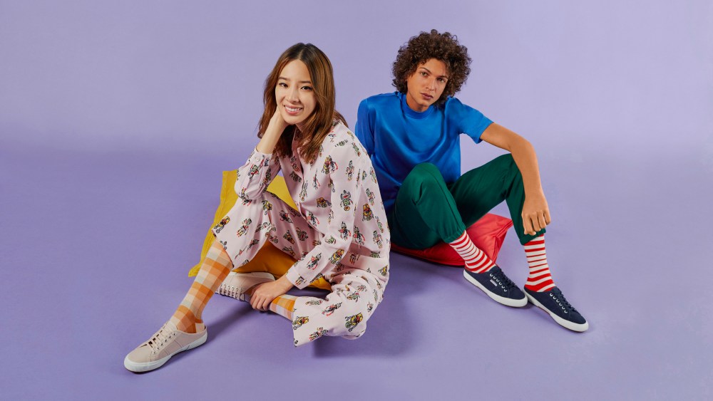 The "Superga x Yoox" ad campaign.