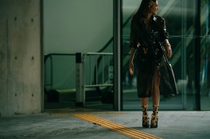 A street style look from Seoul Fashion Week Spring 2020.