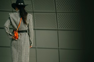 A street style look from Seoul Fashion Week Spring 2020.
