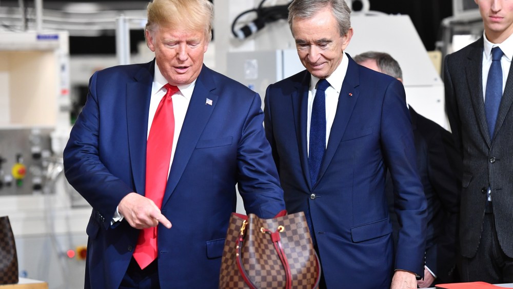 Donald Trump Visits Louis Vuitton Factory in Texas