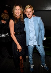 Jennifer Aniston and Ellen DeGeneres