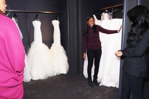 Shakira Guest at her Vera Wang bridal fitting.