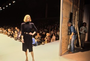 Ralph sneaking a peak of the runway in the 1980s.