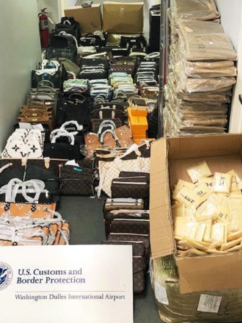 U.S. Customs and Border Protection officers seized counterfeit consumer goods from China with an estimated retail value $2.2 million.