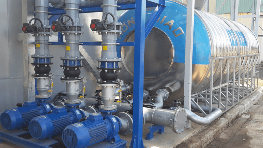 Hansae's wastewater recycling system. Hansae's C&T Vina Vietnam fabric mill, which makes cotton, rayon, and synthetic fabrics, completed three significant water-saving projects.