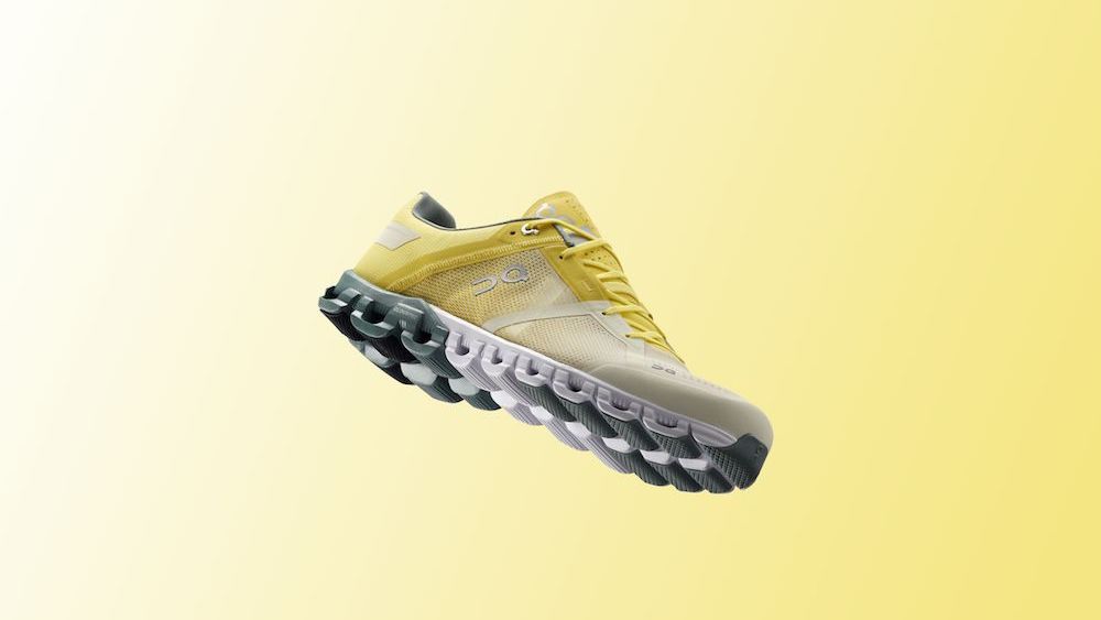 On's revamped Cloudflow running shoe features a Helion superfoam outsole, a feature designed to improve both comfort and performance.