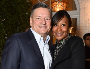 Ted Sarandos and Nicole Avant