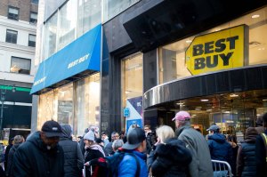 Shoppers on Black Friday in New York City.