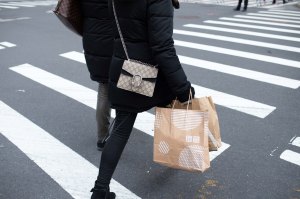 Shoppers on Black Friday in New York City.
