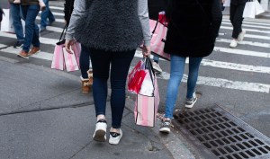 Shoppers on Black Friday in New York City.