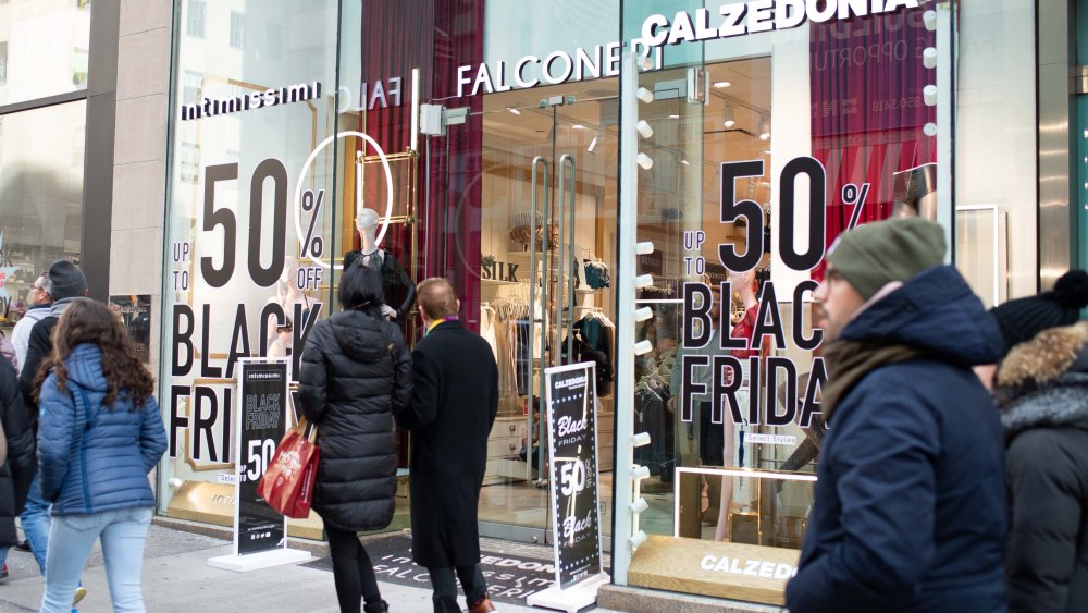 Shoppers on Black Friday in New York City.