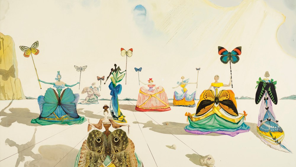 Salvador Dalí's "Femmes aux papillons" previously belonged to Eleanor Lambert.
