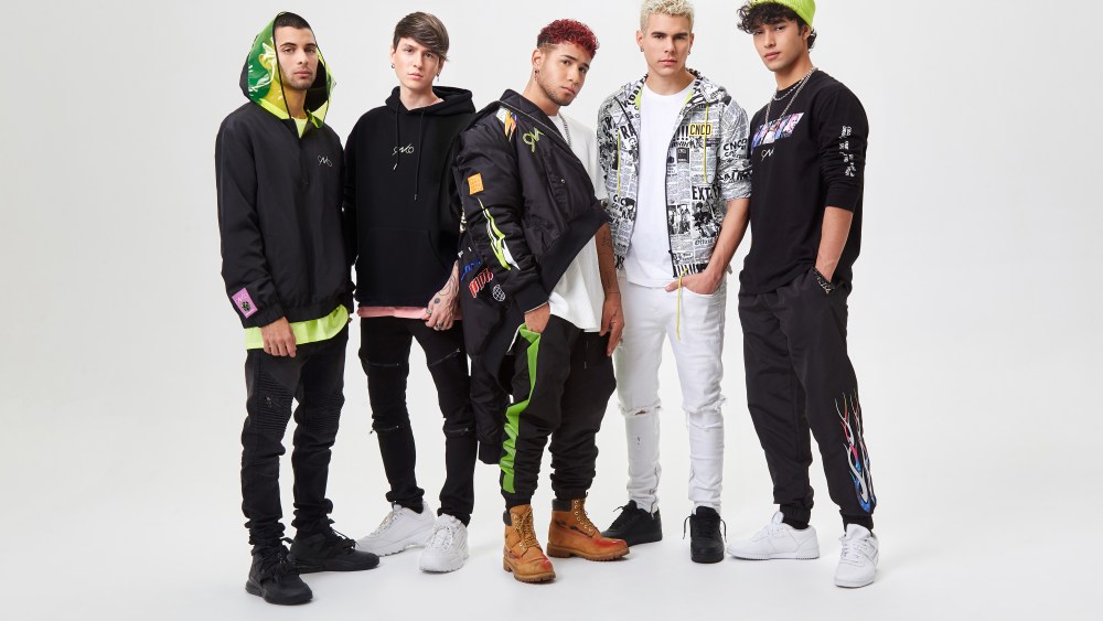 CNCO in the Forever 21 x CNCO collection