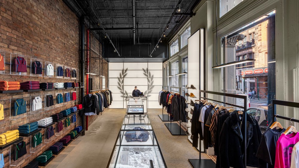 The new Fred Perry store in SoHo.