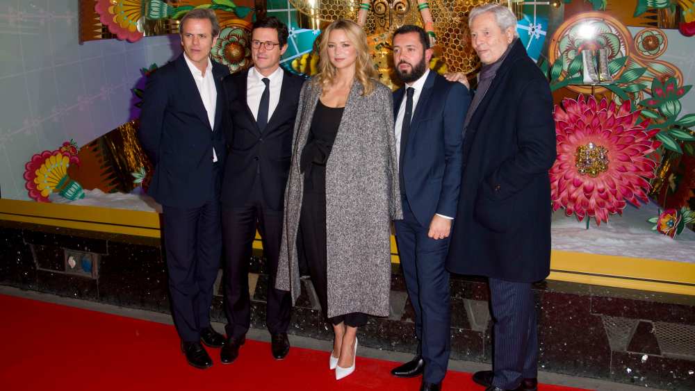 Guillaume Houzé,  Olivier Bron, Virginie Efira, Alexandre Liot, Philippe Houzé