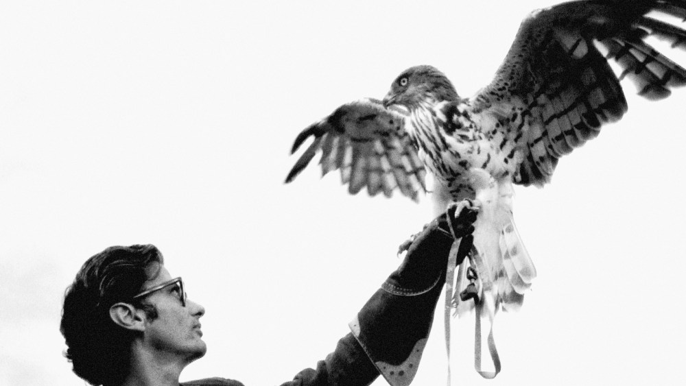 Richard Avedon and Eagle, Ireland1969.