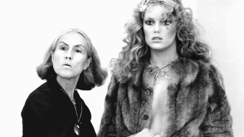 Polly Mellen and Patti Hansen