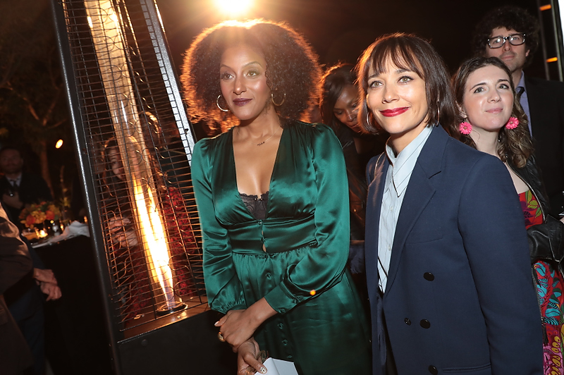 Sarah Jones, Rashida Jones attend as Ghetto Film School celebrates their fall gala at a Private Residence on November 7, 2019 in Beverly Hills, CA (photo: Alex J. Berliner/ABImages)