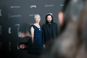 Alexandra Grant and Keanu Reeves