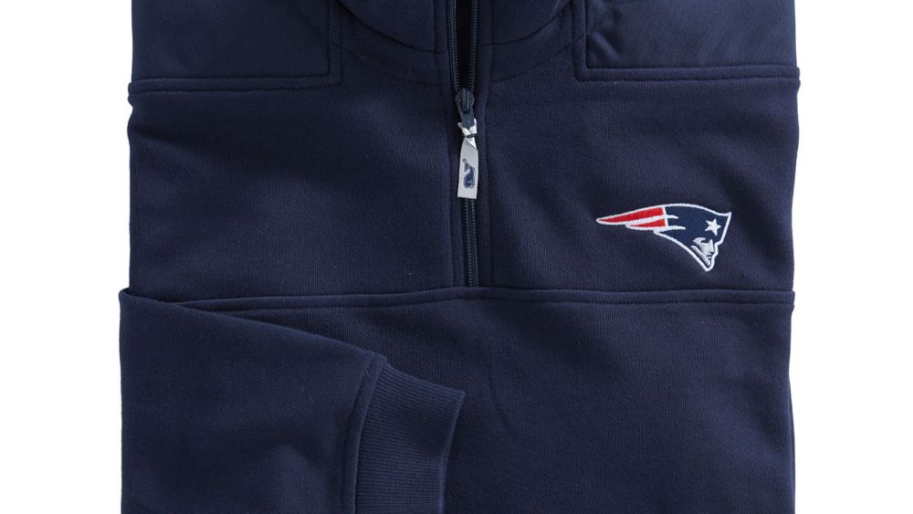A Vineyard Vines New England Patriots shirt.