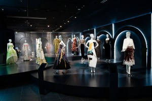 Looks from “Being Oscar de la Renta,” a new exhibition at Centro Leon in Santiago de los Caballeros, Dominican Republic.