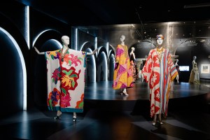 Looks from “Being Oscar de la Renta,” a new exhibition at Centro Leon in Santiago de los Caballeros, Dominican Republic.