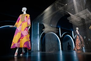 Looks from “Being Oscar de la Renta,” a new exhibition at Centro Leon in Santiago de los Caballeros, Dominican Republic.