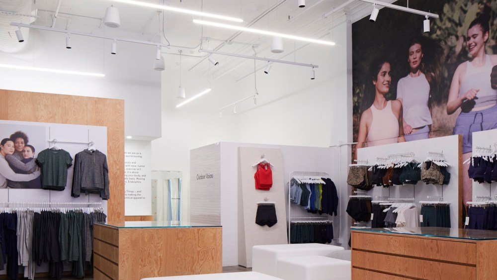 Outdoor Voices’ new New York City flagship.