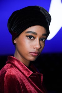 Backstage at Giorgio Armani Pre Fall 2020.