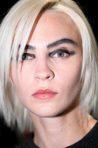 Backstage at Giorgio Armani Pre Fall 2020.