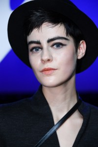 Backstage at Giorgio Armani Pre Fall 2020.